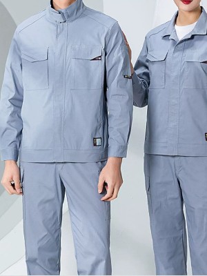 定制高端工作服套装男夏季耐磨薄款工程多功能工装劳保服